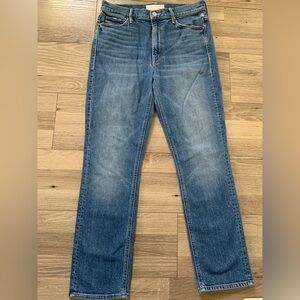 MOTHER Slim Fit Blue Jeans